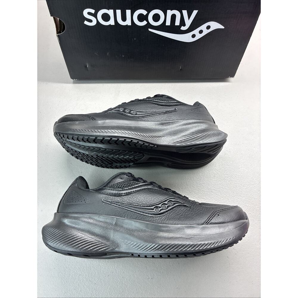 SAUCONY WOMEN'S INTEGRITY METRO walking sneakers black wide size 6 NWB 11051-206